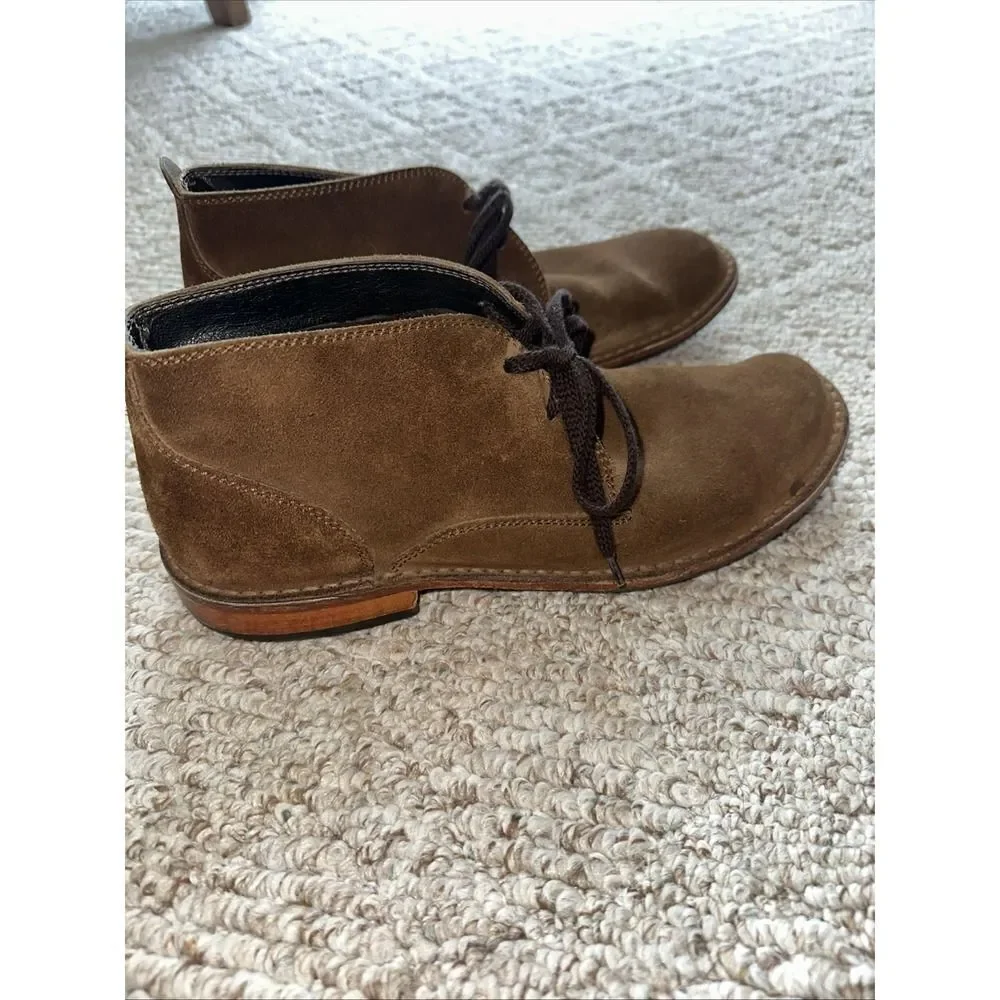 Vero Cuoio Shoes Boots  Mens 9 Suede Brown Made in‎ Italy Casual Business